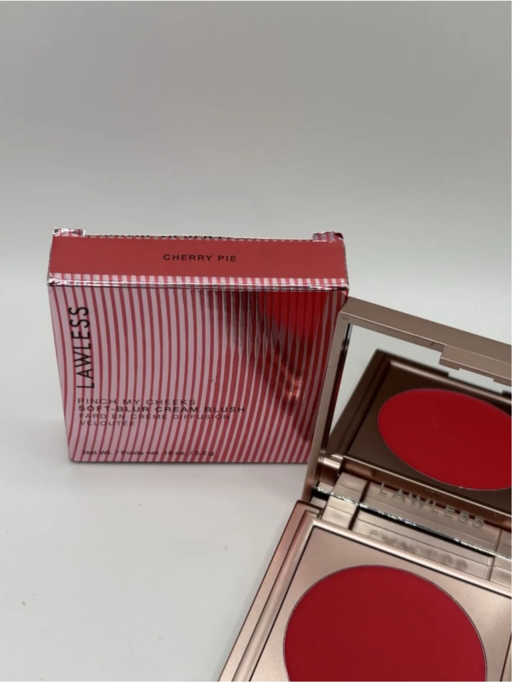 Lawless Pinch My Cheeks Soft Blur Cream Blush Cherry Pie 0.18 oz New